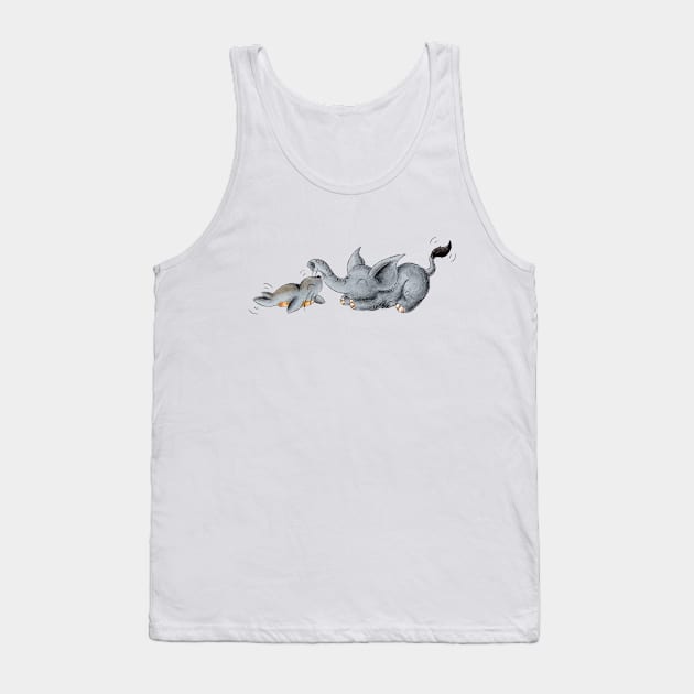 Baby Elephant Buddies Tank Top by KristenOKeefeArt